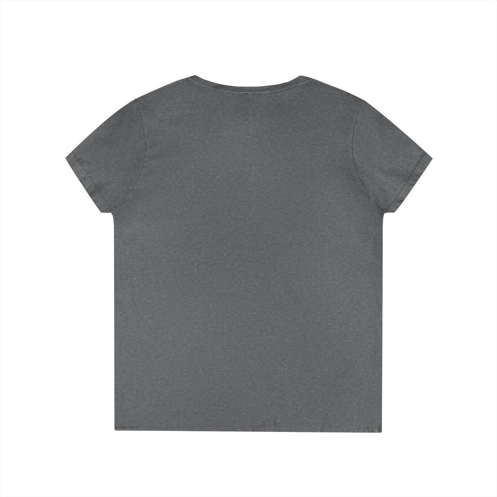 White Ribbon Warrior Gildan V-Neck Tee