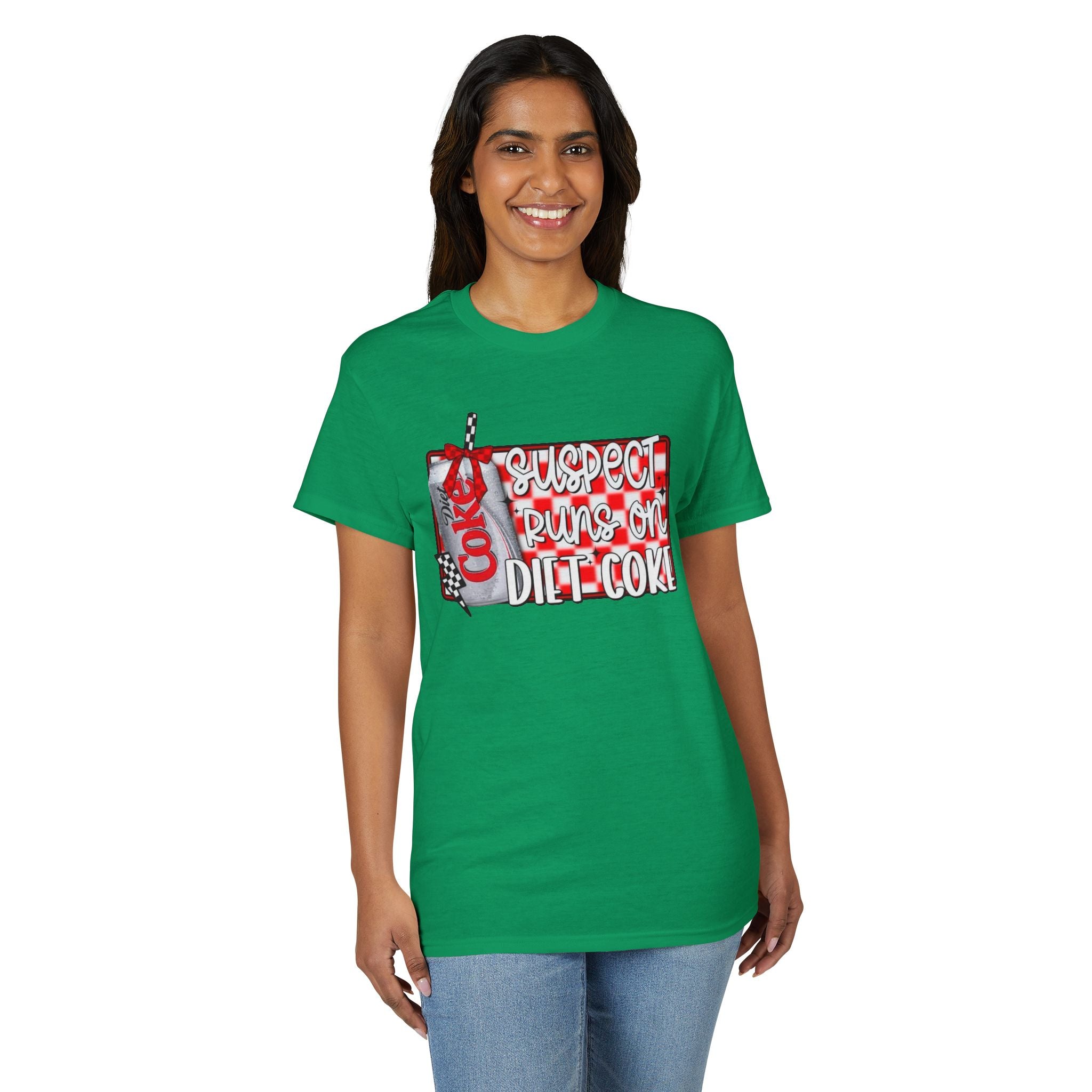 Suspects Runs on Diet Coke Gildan unisex T-Shirt